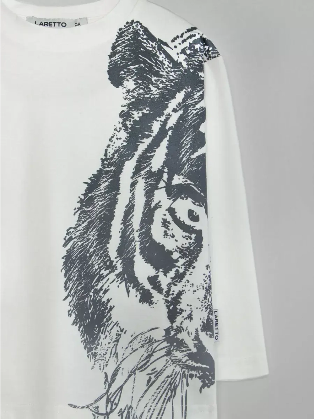 Лонгслив школьный для мальчика с принтом