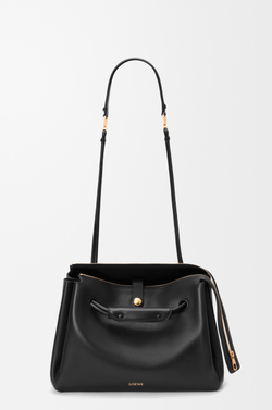 Loewe Большая сумка Madrid из мягкой телячьей кожи, черный