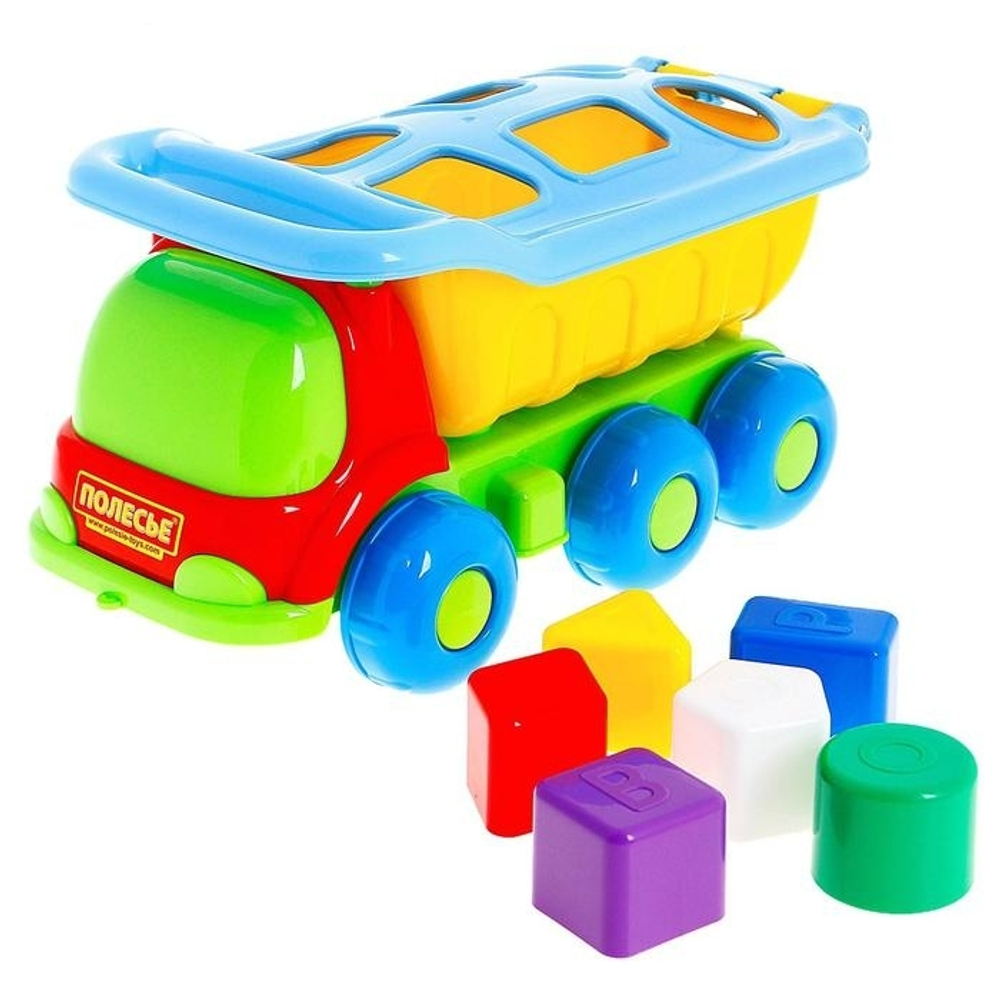 46529/Кеша.автомобиль-самосвал логический, 290x151x145мм/5
