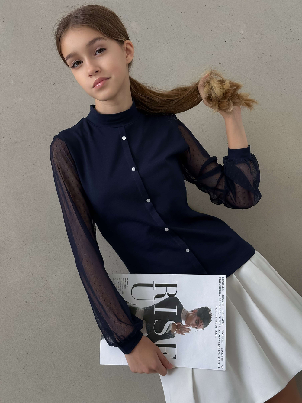 Водолазка для девочки 6022