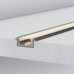 Профиль LINE-2308-F-2000 ANOD OLIVE GREY (Arlight, Алюминий) 038440