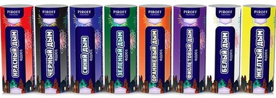 ФД001 Цветной дым "PIROFF Fireworks XXL" (1,75" х 60 сек.) (1 штука)