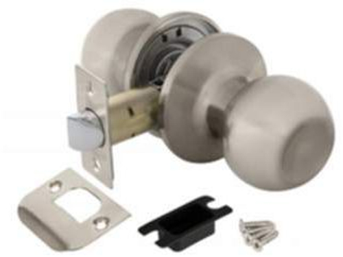 Замок шар Никель матовый без ключа,без фиксатора PUNTO 6072 SN-Р