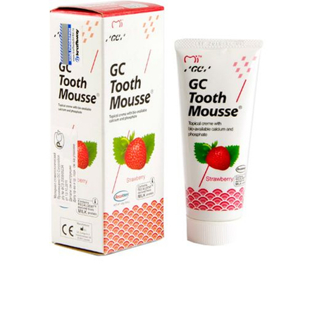 GC Tooth Mousse - аппликационный мусс для снижения чувствительности 40 г, Клубника (100855)