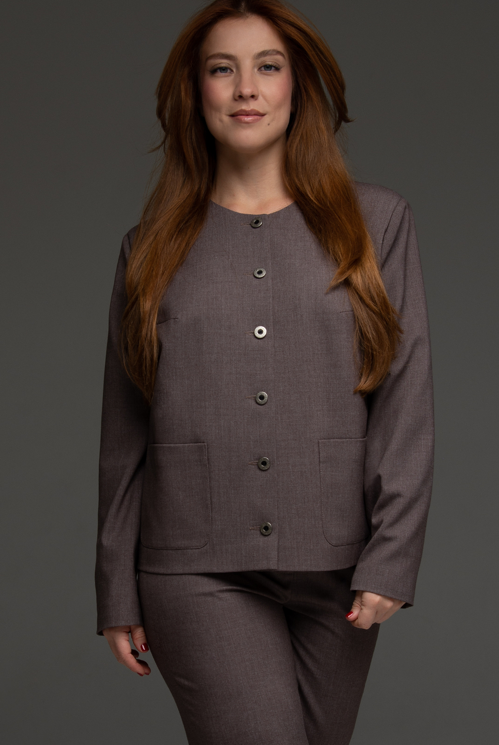 Жакет женский 3883ВПБ, какао #519Как043883ВПБ