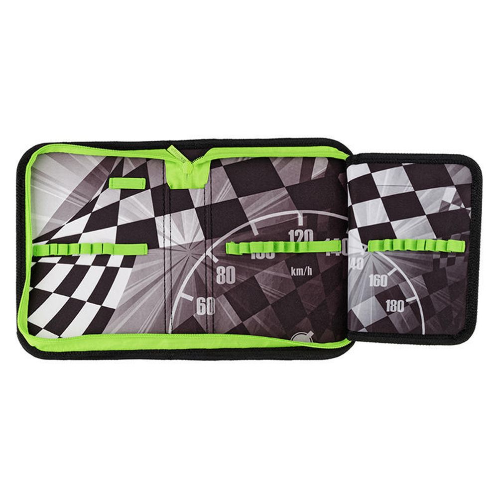 Пенал 1 отделение 200*140*40 Berlingo Bike sports, откидная планка, полиэстер