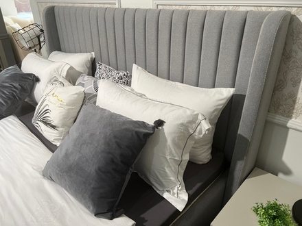 Стелла серый камень (Эра) Кровать двуспальная 1800мм