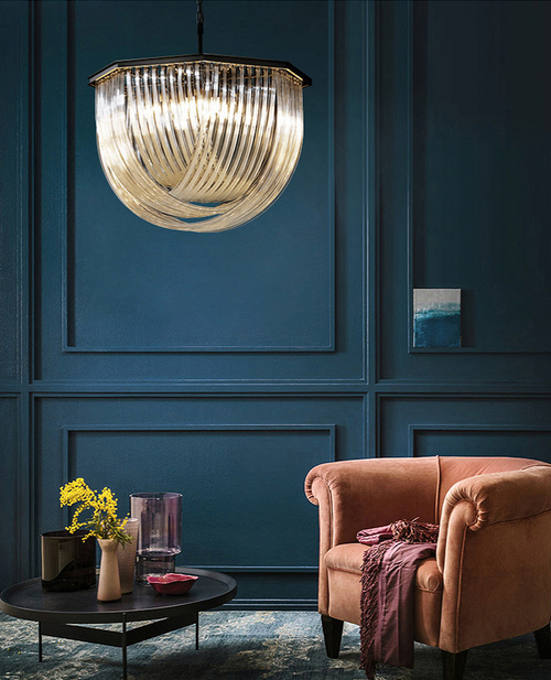 Люстра Murano 8 black