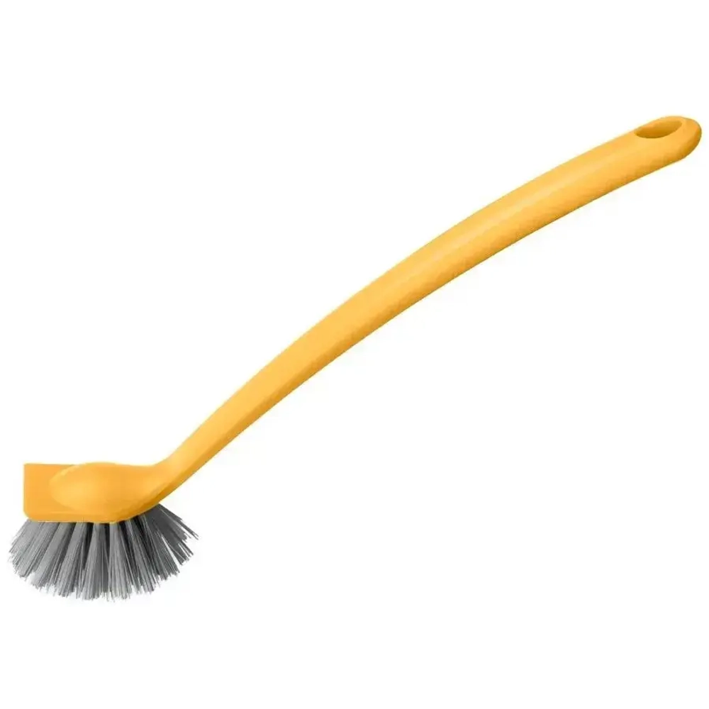 Щетка для посуды круглая (желтый)