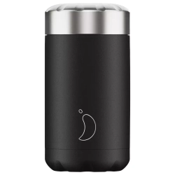 Chilly's Bottles - Обеденный термос Monochrome 500 мл Черный / артикул   F500MOBLK  / GTIN 5056243501878