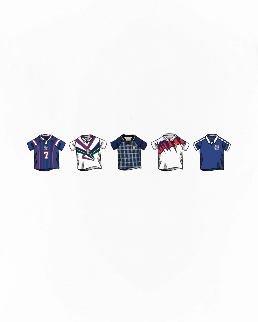 Сборная Шотландии (футболка) - Легендарные джерси