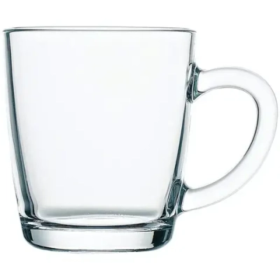 Кружка стеклянная 350мл Бейзик «Броунз» 55531SL