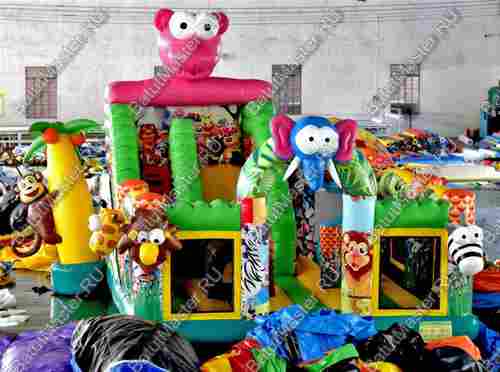 Надувной батут "Бегемотик"