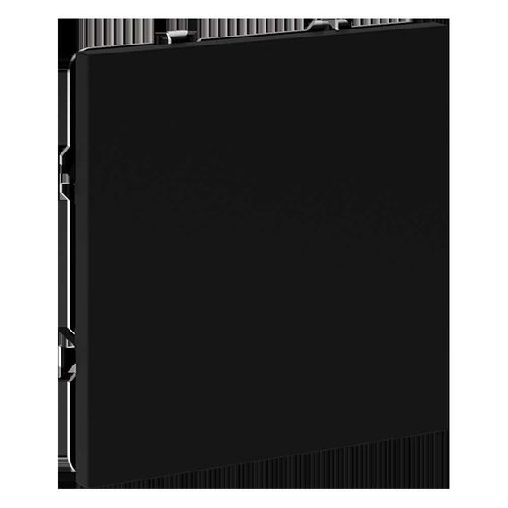 Заглушка Voltum S70 с суппортом, (черный матовый) VLS080108