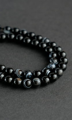 Четки "Memo about Health" из агата