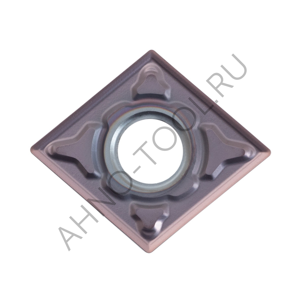 Пластина твердосплавная ISO CNMG120404-MMA APM20B AHNO по жаропроч. и нерж.стали, получистовая