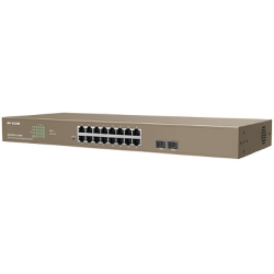Коммутатор IP-COM G3318P-16-250W Управляемый PoE коммутатор с 16 Гигабитными портами PoE и 2 SFP порта
