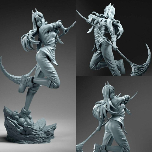 Пауэр Power Человек бензопила Chainsaw Man Коллекционная Фигурка Аниме