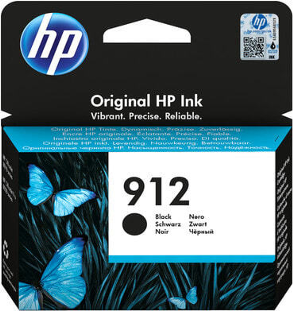 HP 912 Подлинный Черный 1 шт 3YL80AE#301