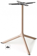 Стол ламинированный обеденный Scab Design Tripe Maxi, тортора, черный мрамор Сахара