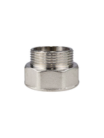 Переходник, латунь, внутренняя/наружная резьба 1 1/2"х1 1/4", никель, RTP