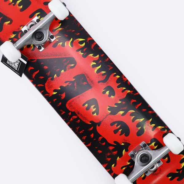 Скейтборд в сборе Футворк Flame (red) артикул:aDFF6x8UiCMy-WWILJIuC0 - купить в магазине Дайс