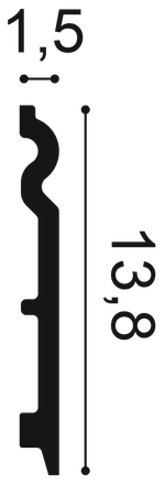 Плинтус SX138