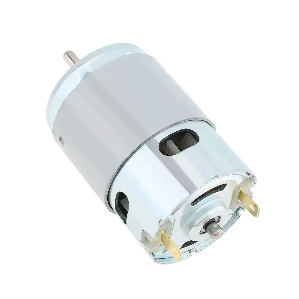 895 беззубчатый DC Motor 12-24V Высокий крутящий момент Регулируемый для электрического инструмента / DIY Небольшая дрель с двойным шарикоподшипником