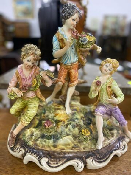 Винтаж: Скульптурная композиция Capodimonte