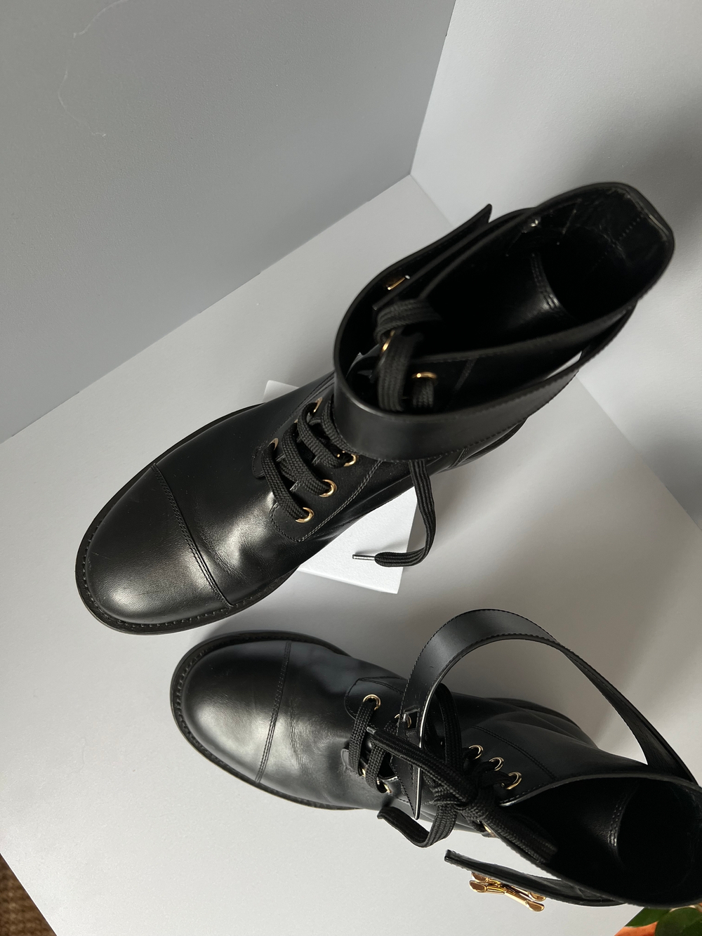 Кожаные ботинки Louis Vuitton, 37,5