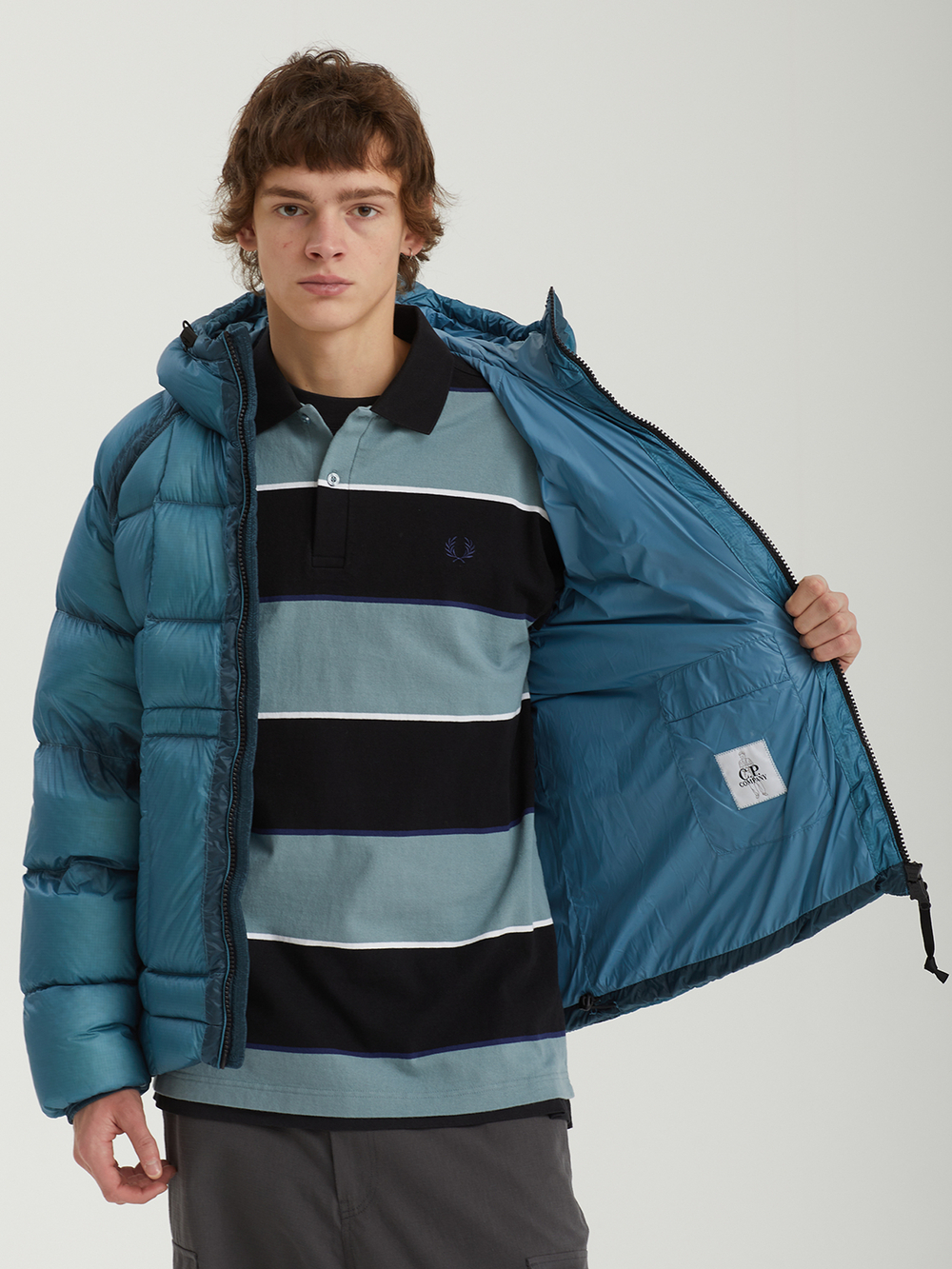 Мужской Пуховик In Dd-shell