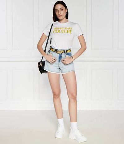 Футболка Versace Jeans Couture - белый(76HAHG03CJ00G)