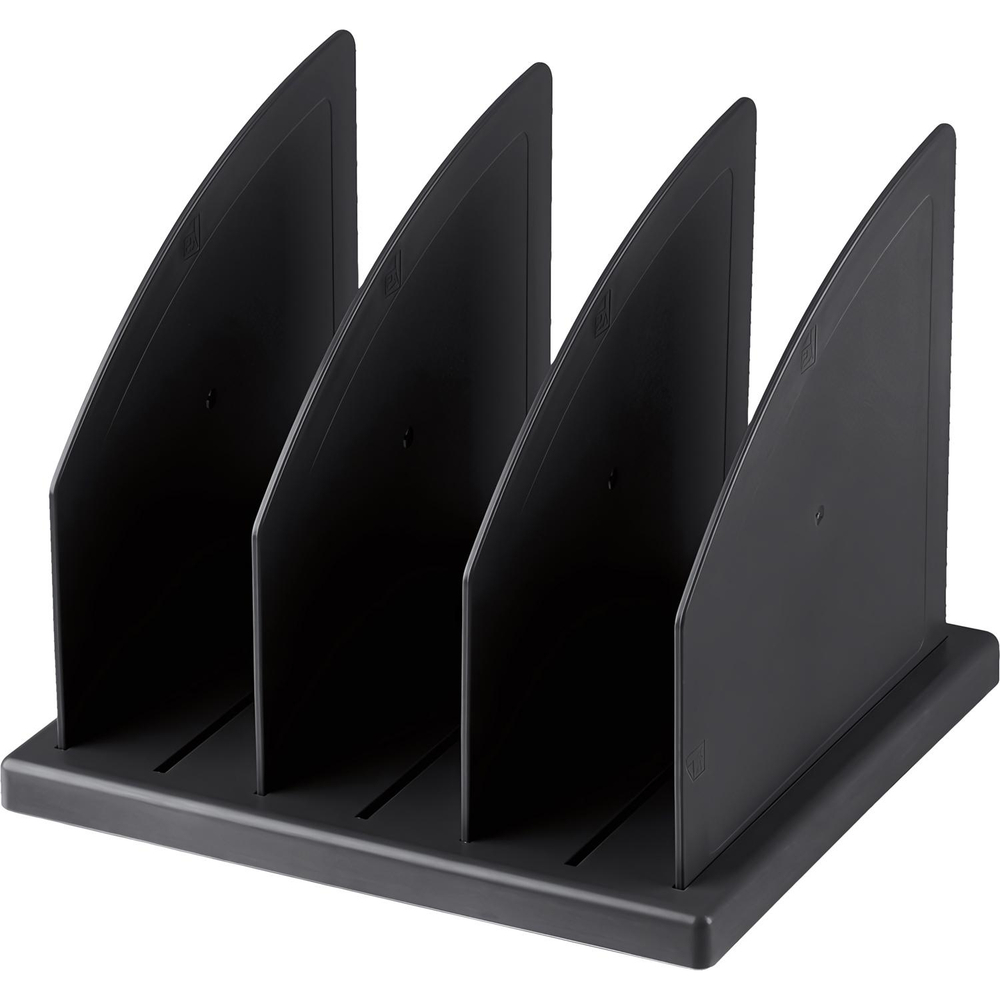 Лоток вертикальный для бумаг Attache сортер 3 отделения сборный черный