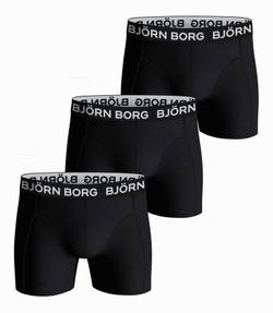 Мужские спортивные боксеры Björn Borg Essential Boxer 3P - black