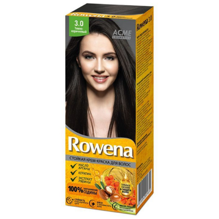 Краска для волос Rowena Темно-Коричневый 3.0