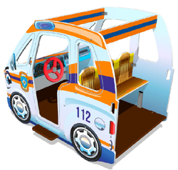 Игровой макет Машина МЧС ИМ245 для детских площадок