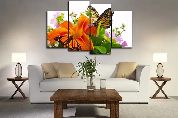 Модульная картина "Тигровая лилия"