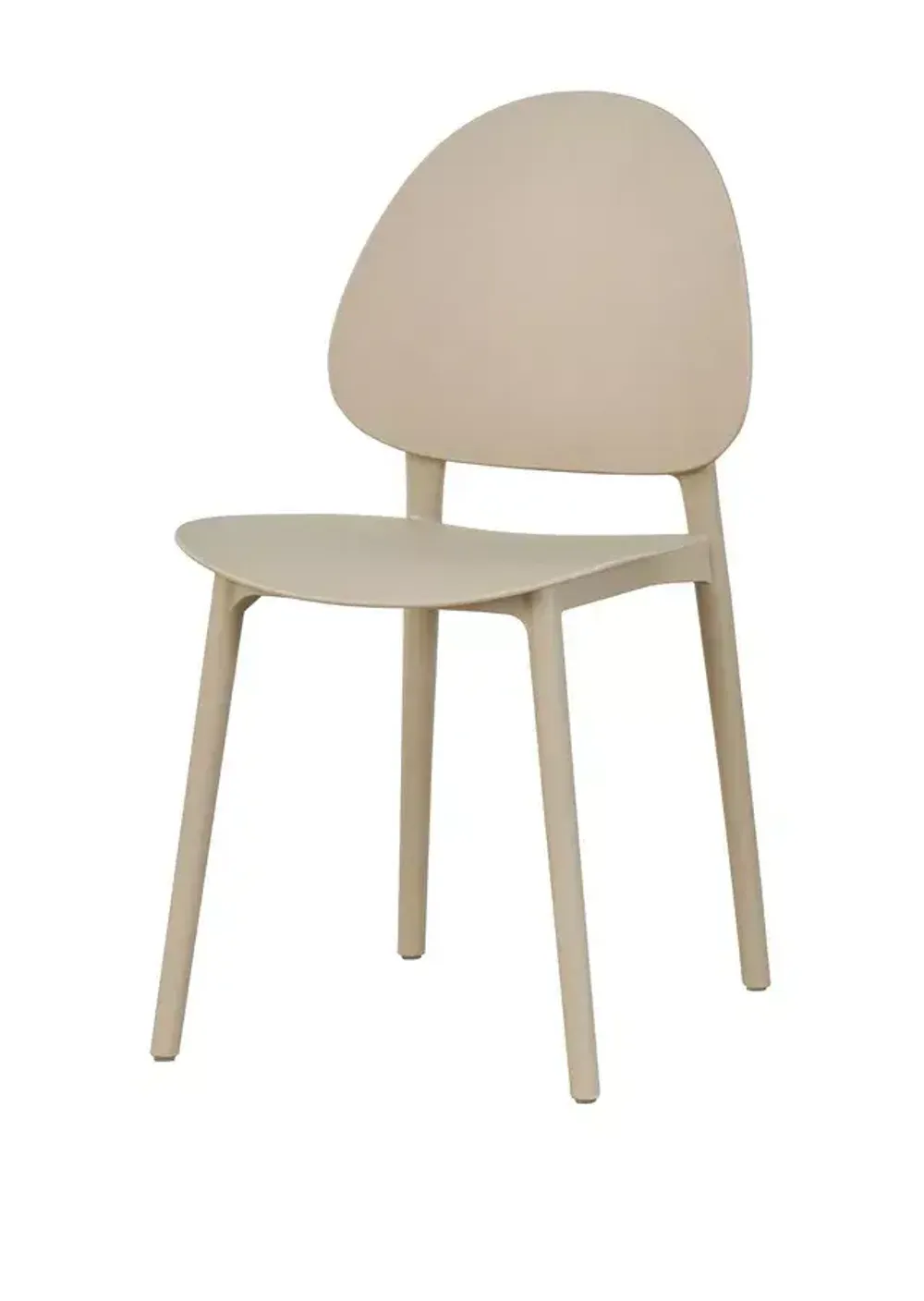 "Апероль" стул пластиковый, цвет бежевый