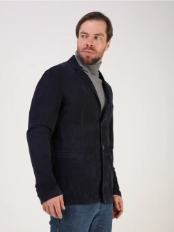 Кожаная куртка демисезонная замшевая пиджак под джинсы