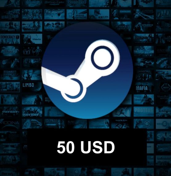 Электронная подарочная карта STEAM 50USD