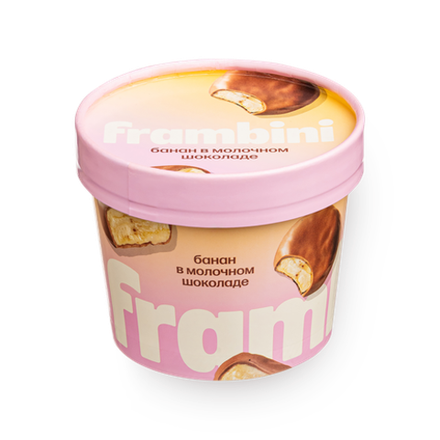 Frambini банан  в молочном шоколаде 130гр