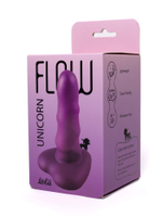 Фиолетовый нереалистичный дилдо Unicorn Max - 12,5 см.