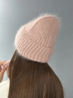 комплект шапка с шарфом- снуд зимний вязаный