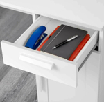 Письменный стол Ikea Brimnes, 120х65 см, белый