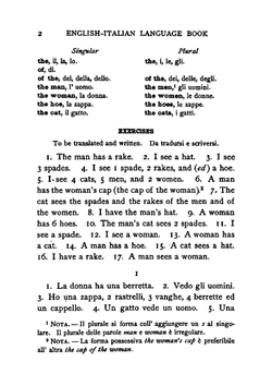 An Illustrated English-Italian Language Book and Reader | Sarah Wool Moore