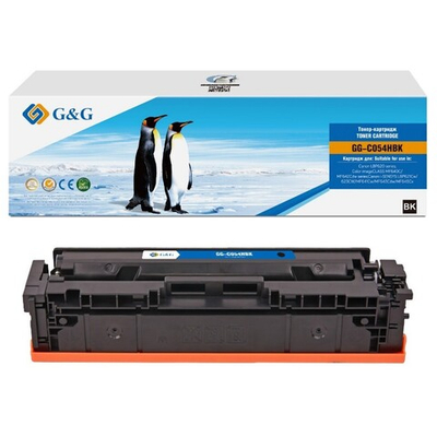Картридж G&G, аналог Canon 054H для LBP 653Cdw/654Cx/MF732Cdw/734Cdw/735Cx черный (3.1K)