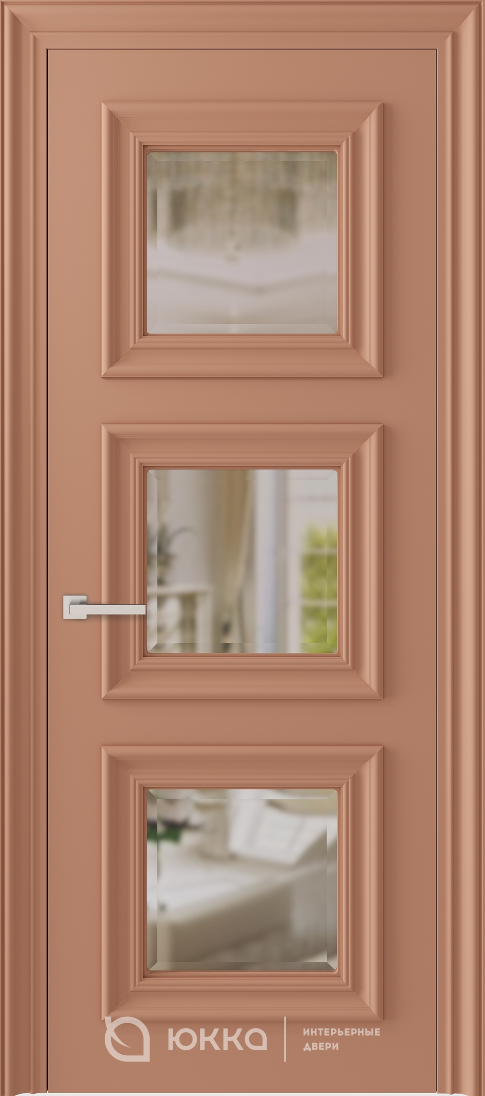 Двери межкомнатные ЮККА Регент 3 Со стеклом