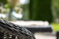 "Сицилия" обеденная группа плетеная, цвет графит