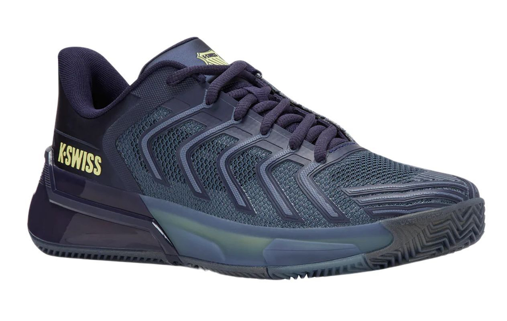 Мужские кроссовки теннисные K-Swiss Ultrashot 4 Clay - vintage indigo/naval academy/luminary green