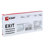 Светильник аварийного освещения EXIT-100 одностор, без пиктограммы LED EKF Basic